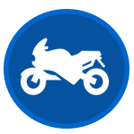 Motorcycle towing service along 